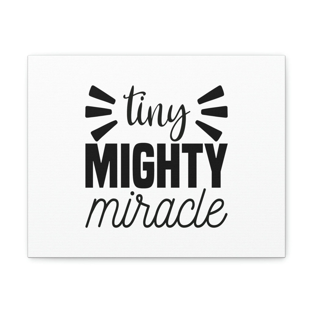 Scripture Walls Tiny Mighty Miracle Luke 18:27 Christian Wall Art Bible Verse